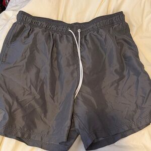 Lands' End Gray Men's Swim Shorts